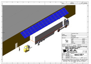 Layout tipo impianto fotovoltaico 9,9 kWp installato su capannone industriale