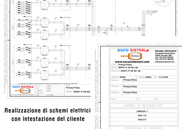 Schema elettrico impianto fotovoltaico deistinta materiali